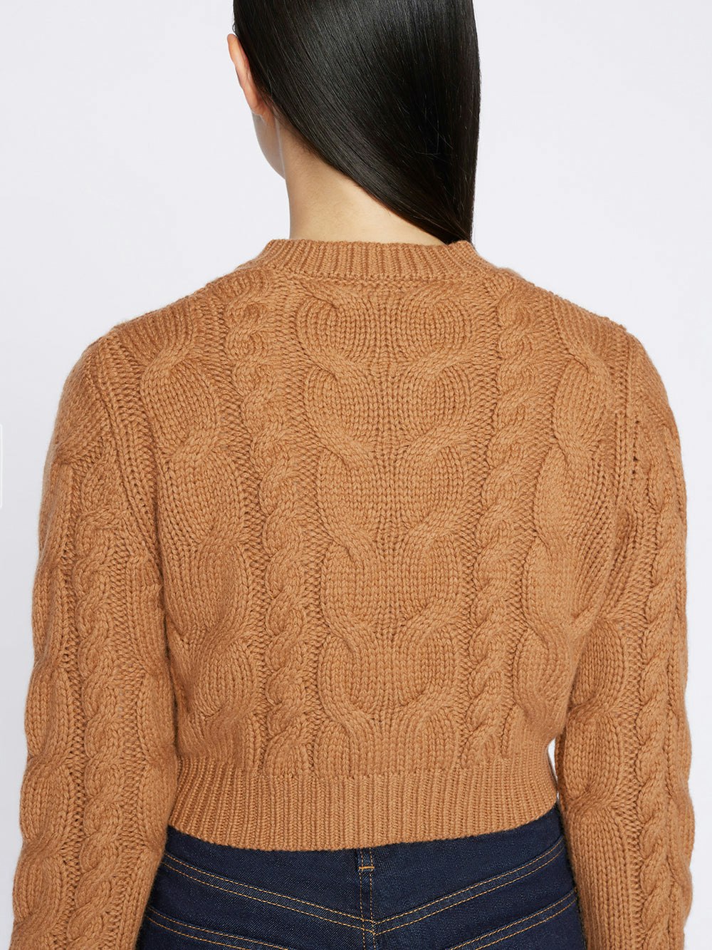 sweater back view